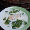 แกงกะทิวุ้นเส้นกุ้งสด (ใบเหลียง) แกงกะทิวุ้นเส้นกุ้งสด (ใบเหลียง)