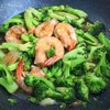 ผัดบล็อคโคลี่กุ้ง