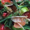 ส้มตำผักรวมหอยดอง