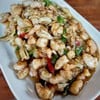 กุ้งสับผัดพริกขี้หนู 180 บาท