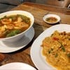 แกงส้มชะอมกุ้ง+ห่อหมกทะเล