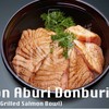 Salmon Aburi Donburi Salmon Aburi Donburi