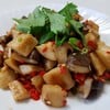 เห็ดออรินจิคั่วพริกเกลือ (เจ)