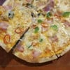 Tomato Sauce , Mozzarella Cheese , Bacon , Green Papper & Chili Pepper+Mushroom