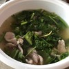 นี่คือ มีหมูซ่อนอยู่ในผักอีกเยอะนะคะ 40 บาท ซุปอร่อยมาก