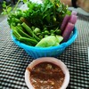 น้ำพริก+ผักสด​ แถมฟรีจ้า​