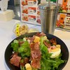 Double Bacon Caesar Salad + "Detox"