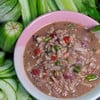 น้ำพริกขยำกุ้งสด น้ำพริกขยำกุ้งสด