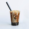Boba hojicha soy latte Boba hojicha soy latte