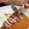 Grilled fillet beef steak (Well done/Medium) with Curry rice Grilled fillet beef steak (Well done/Medium) with Curry rice