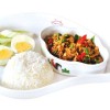 ข้าวกะเพราป่าหมูสับ+ไข่ต้ม ข้าวกะเพราป่าหมูสับ+ไข่ต้ม