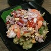กุ้งหวาน น้ำยำรสแซบ ผักทอดไม่อมน้ำมัน