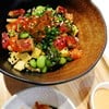 เปลี่ยนมะม่วงเป็นใส่ยำสาหร่าย เพิ่มกิมจิ ทานกับซอสspicy mayo