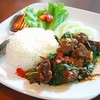 ข้าวกระเพราเนื้อ ข้าวกระเพราเนื้อ