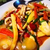 ปลาหมึกผัดไข่เค็ม