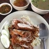 ข้าวมันไก่ผสม (ไก่ต้ม+ไก่ทอด)