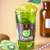 ชากีวี่ไข่มุกระเบิดลิ้นจี่ (Kiwi Green tea with Lychee Popping Boba) ชากีวี่ไข่มุกระเบิดลิ้นจี่ (Kiwi Green tea with Lychee Popping Boba)