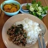 พูนจาน ใต้เนื้อไม่มีข้าวนะจ้ะ หมูล้วนๆ