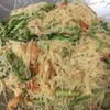 เส้นหมี่ผัดผักกะเฉด เส้นหมี่ผัดผักกะเฉด