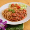 สปาเก็ตตี้ซอสหมูโบโลญเน่ สปาเก็ตตี้ซอสหมูโบโลญเน่