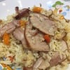 ข้าวผัดหมูย่างพริกสด