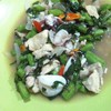 หมึกไก่กระเพราแดง