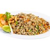 ข้าวผัดกาน่าฉ่ายกากหมู ข้าวผัดกาน่าฉ่ายกากหมู