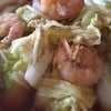 ผัดผักกาดขาวใส่กุ้ง