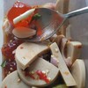 ยำหมูยอ-ไข่แดงเค็ม รสชาติดี