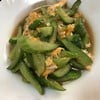 แตงกวาผัดไข่