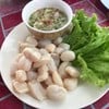 เอ็นหอยจอบ ลวกจิ้ม
