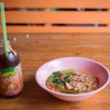 เมนูแรก บะหมี่หมูแดง+น้ำลำไย
