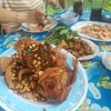 หมูมะนาวรสชาดอร่อย. แซ่บได้ใจ ส่วนยำคอหมูเผ็ดแซ่บดีรสจัด,ต้มยำทะเลเปรี้ยวอร่อย อ