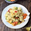 ตำข้าวโพดสองสีไข่เค็ม ตำข้าวโพดสองสีไข่เค็ม