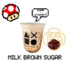 นมสดบาวน์ชูการ์ brown sugar