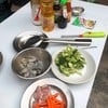 ผัดบล๊อคโคลี่สองใจ (หมู,กุ้ง)