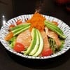 Osaka Salmon salad
