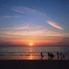 พระอาทิตย์ตกดินที่หาดบางสัก
