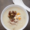 โจ๊กหมูไข่เยี่ยวม้า ไข่เค็ม โจ๊กหมูไข่เยี่ยวม้า ไข่เค็ม