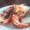 กุ้งสดตัวใหญ่ แต่ย่างมายังไม่โดนใจ