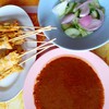 เป็นสะเต๊ะได่ที่หมักเอง มันน้อย 