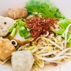 บะหมี่แห้ง ใส่แค่พริกป่น และ พริกไทย คลุกกินโอ้ยสุดยอด