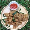“หนังไก่ทอดใบมะกรูด”