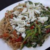 หมี่กระเฉดไข่ปู+เนื้อปู หมี่กระเฉดไข่ปู+เนื้อปู