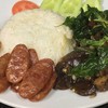 V18 ข้าวกะเพราไข่เยี่ยวม้าหมูกรอบ โปะกุนเชียง V18 ข้าวกะเพราไข่เยี่ยวม้าหมูกรอบ โปะกุนเชียง