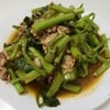 ผัดเผ็ด​ผักบุ้ง​(หมู)​