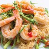 หมี่กระเฉดผัดกุ้ง หมี่กระเฉดผัดกุ้ง