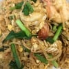 กุ้งลุยหมี่ตะคุ( Stir fried rice noodle with shrimp)