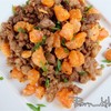 หมูสับผัดไข่เค็ม หมูสับผัดไข่เค็ม