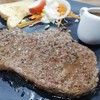 เสต็กเนื้อริบอาย ทานง่าย แต่สุกไปหน่อย